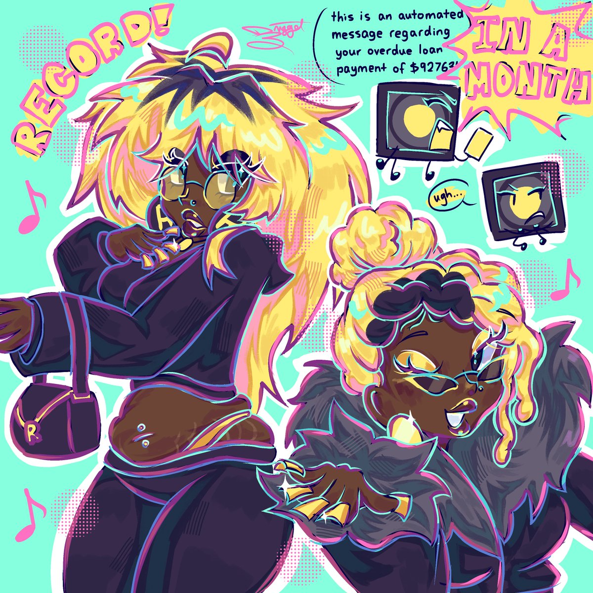 dznuggett's tweet image. i should start actually posting here umm
this was an artfight attack for @clarissasbakery !!
#osc #objectshowcommunity #artfight #bfdi