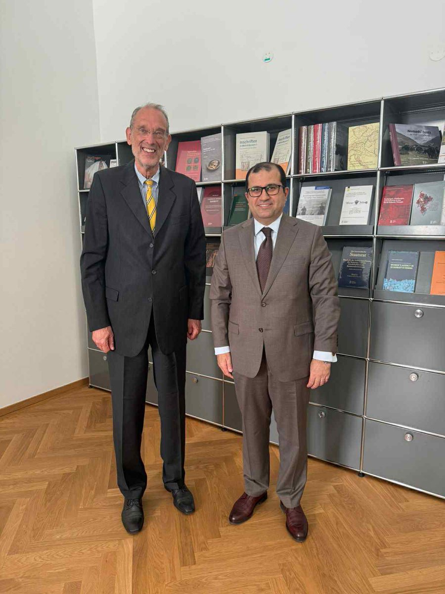 Today I had the privilege of meeting with  the President of the Austrian Academy of Sciences (<a href="/oeaw/">Austrian Academy of Sciences</a>) Prof. Hienz Faßmann. Rich discussion on advancing bilateral scientific cooperation. Exciting pathways ahead! 🇯🇴 🇦🇹  🌍

#ScienceDiplomacy #Jordan #Austria