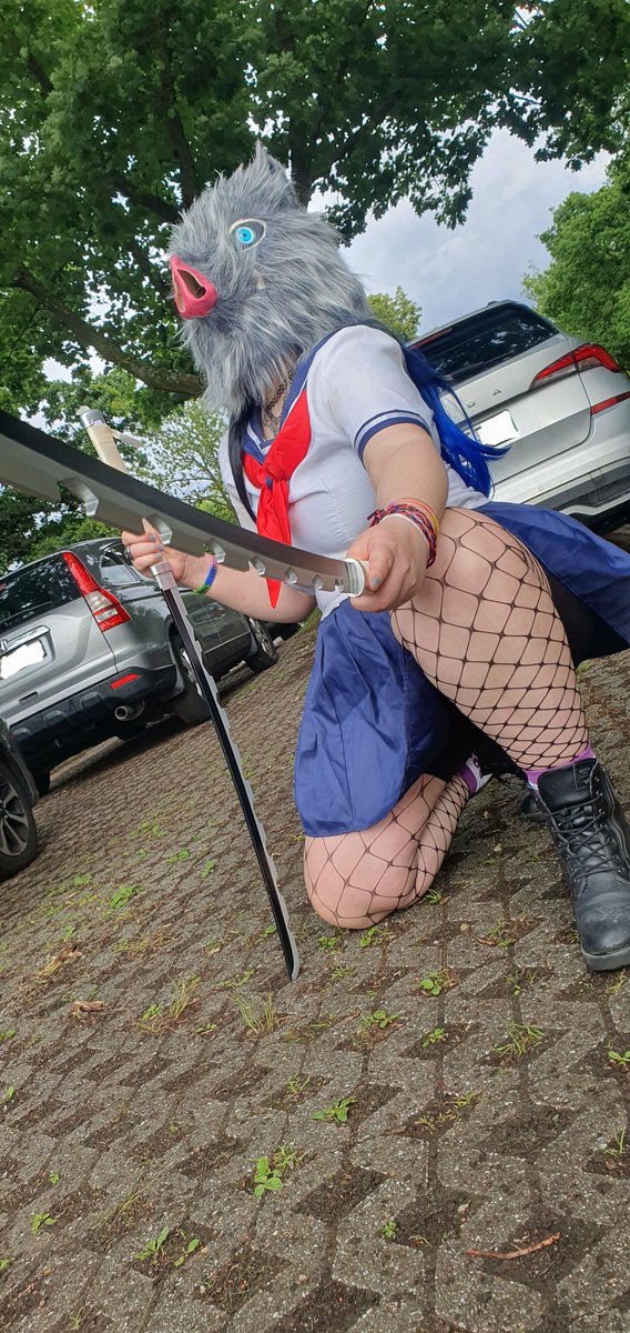 Ich bin bereit für den Kampf 😁💪🏻❤️🌟✨️ #cosplay #cosplayer #cosplayerin #cosplaygırl #girlcosplay #inosuke #inosukefemale #femaleinosuke #inosukehashibira #inosukecosplay  #inosukehashibiracosplay #cosplayfemale #demonslayer #demonslayercosplay #cosplaycontent #femalecosplay