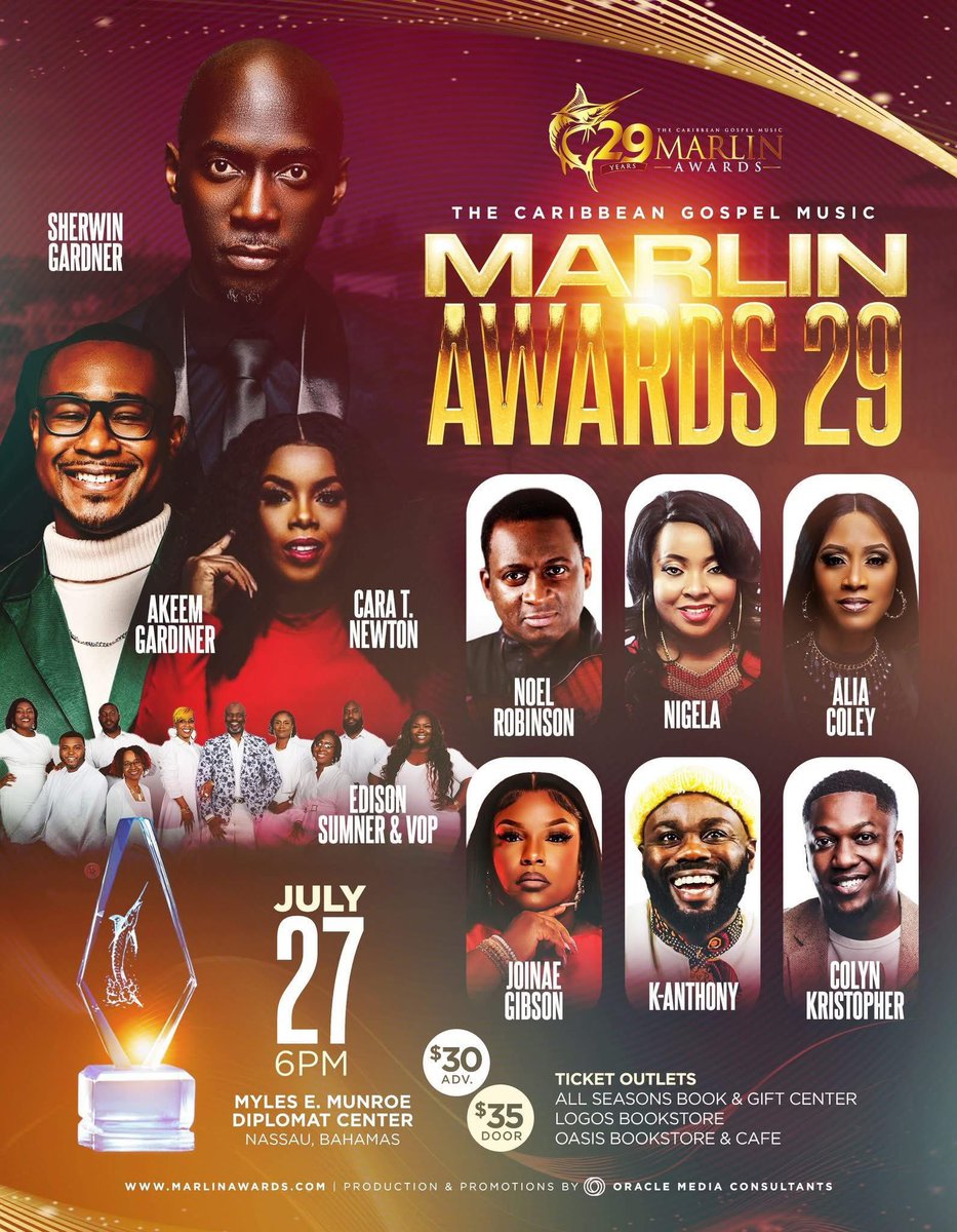 Noel Robinson (@noelrobinsonuk) on Twitter photo Looking forward to being at the <a href="/MarlinAwards/">Marlin Awards</a> in the Bahamas next week! Joining with so many artist from across the diasporas! Looking forward to being at the <a href="/MarlinAwards/">Marlin Awards</a> in the Bahamas next week! Joining with so many artist from across the diasporas!