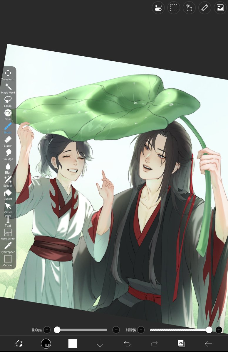 taoaxi__'s tweet image. Wip ☘️

#MDZS #魔道祖师