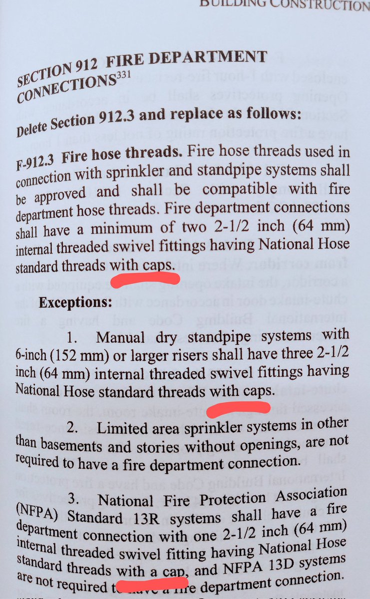 Gwen_Brazelle's tweet image. The #Philly #FireCode Section 912 says "shall have" caps on FDCs and standpipes. When they don't, like at this preschool (Right Steps of Rittenhouse, 1535 Locust Street), that's not just illegal.
It's endangering children's lives with negligence @PhiladelphiaGov @PhillyFireDept