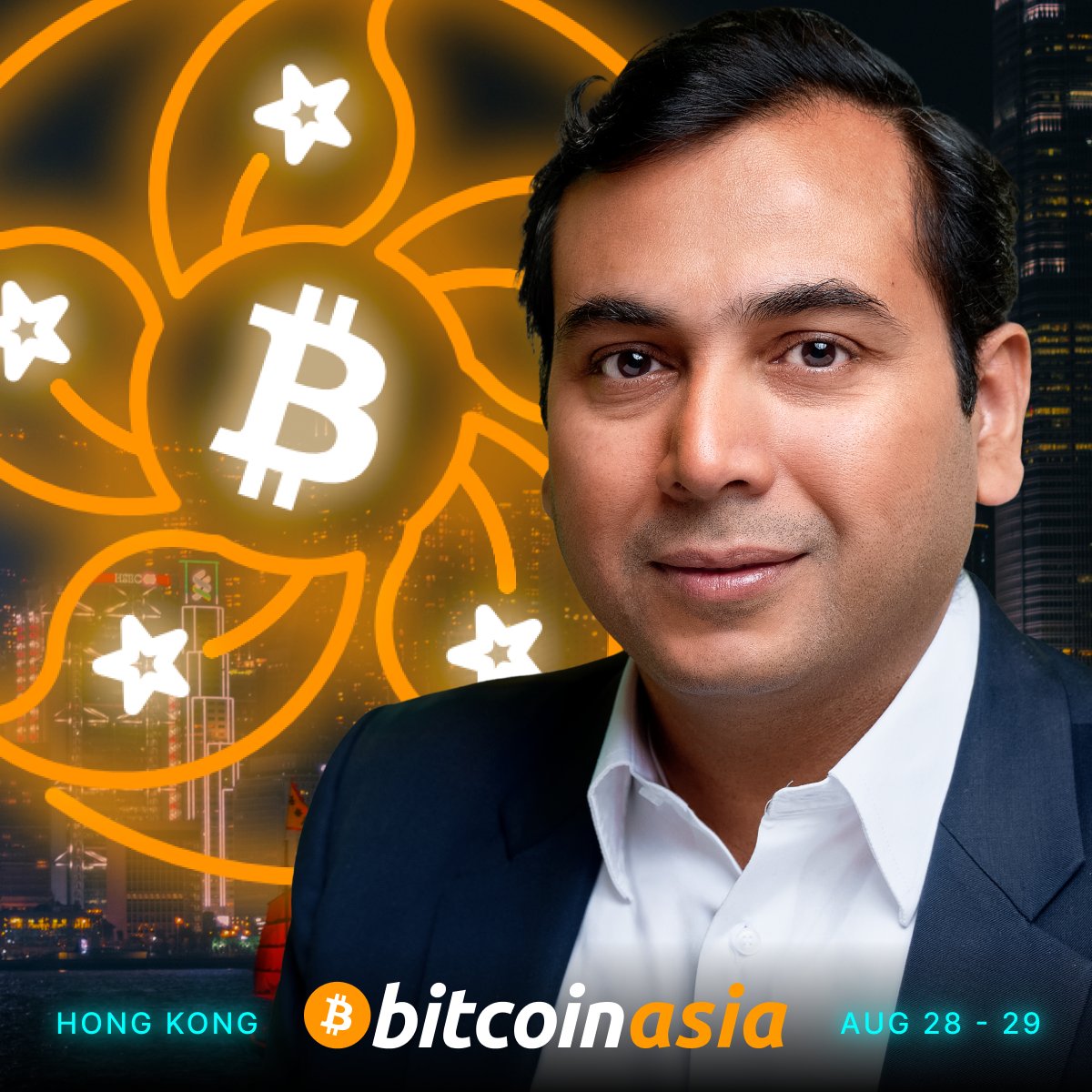 WE'RE EXCITED TO WELCOME MARA CTO ASHU SWAMI TO SPEAK AT #BITCOIN ASIA 🇭🇰