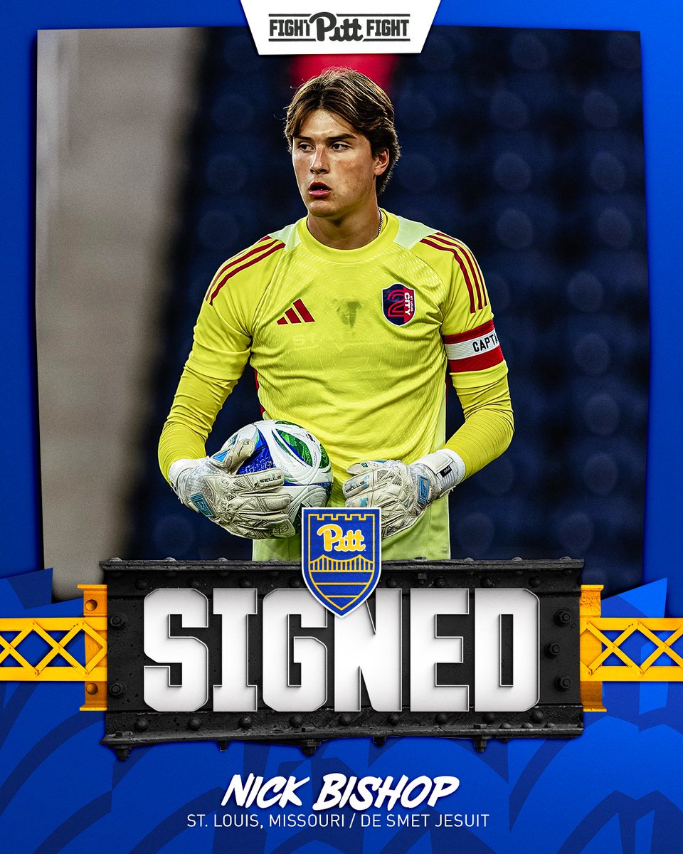 Pitt_MSOC's tweet image. Welcome to the Steel City, Nick! 🔵🟡