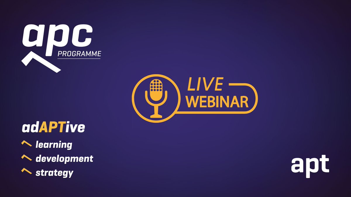 #Reminder  

📢APT APC 2025 Candidates 

APT - Public Sector Information Session

Tonight 16 July 2025 at 18:00

#teamAPT #teamCA #APC2025