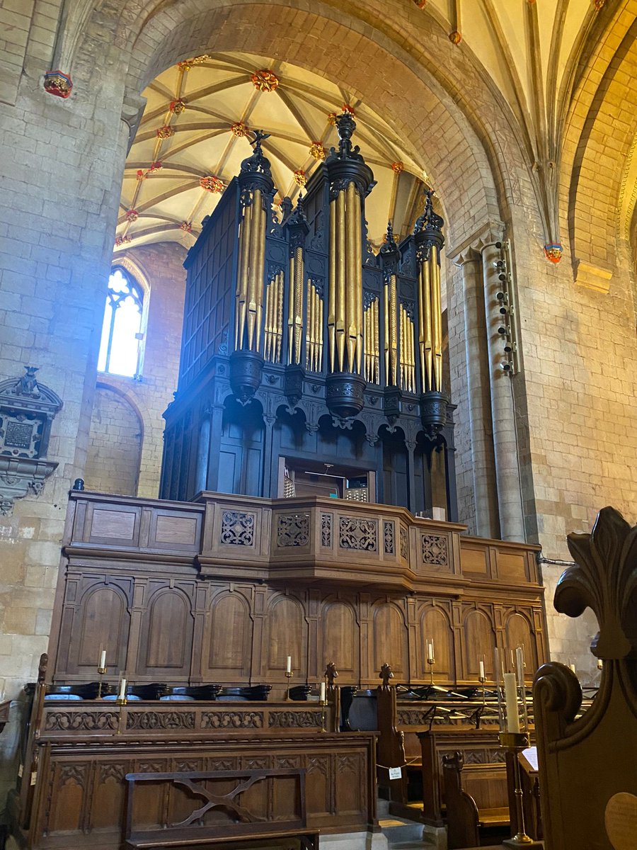 Cromwell &amp; music:

During the 1650s this organ (from Magdalen College; Oxford) was moved to Hampton Court at Cromwell's behest. John Milton supposedly played it for the Protector &amp; Protectress, who both possessed a lifelong passion for music. 

1/