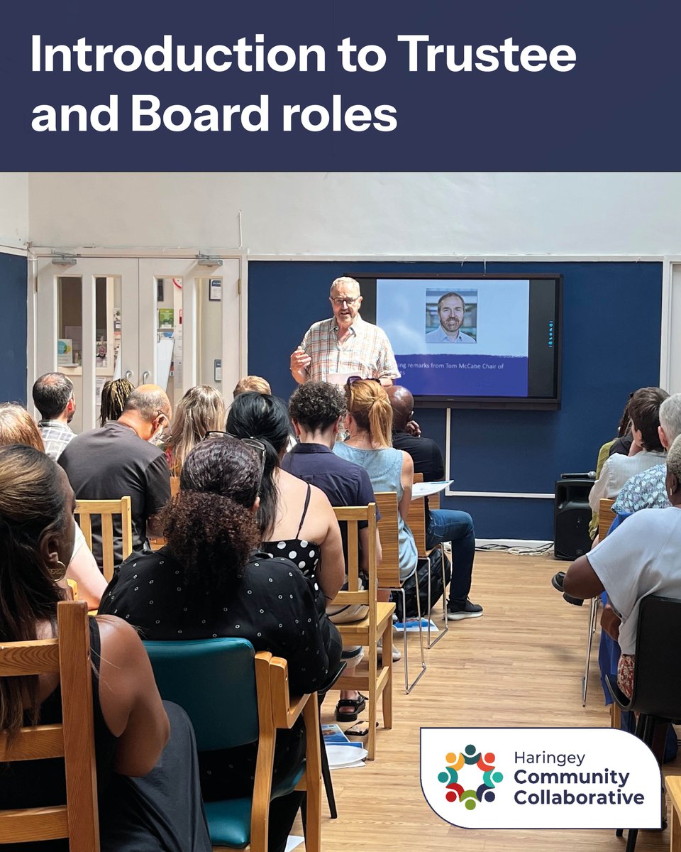 🍽️ Lunch &amp; Learn: Introduction to Trustee &amp; Board Roles
🗓️ Mon 28 July 2025, 12–1pm
📍For Haringey’s small/new voluntary orgs
💡 Learn from Mind in Haringey trustees
🎟️ Register: eventbrite.co.uk/e/lunch-and-le…

#Governance #VoluntarySector #Haringey #Trustees