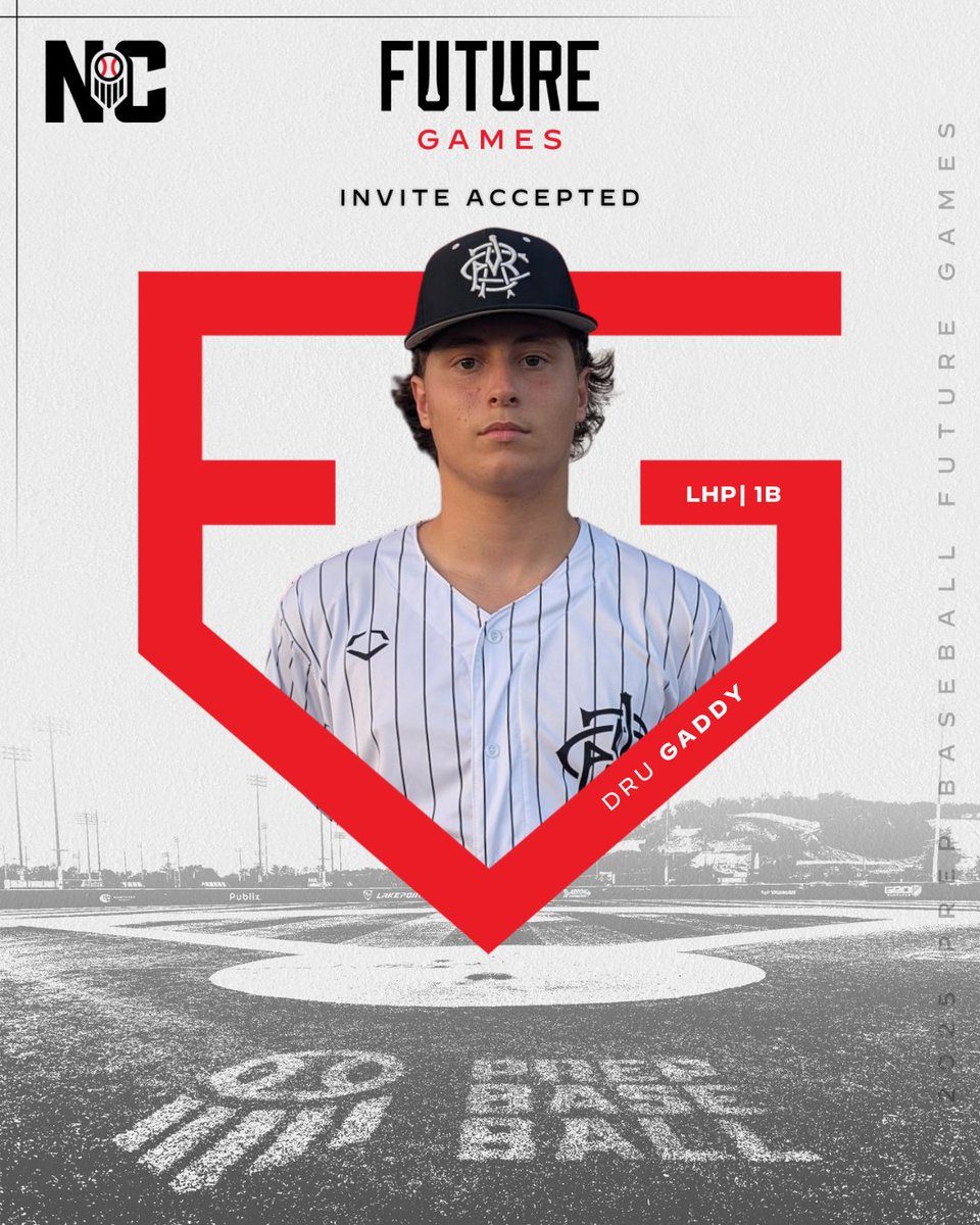 Prep Baseball North Carolina (@prepbaseballnc) on Twitter photo INVITE ACCEPTED 🔴
'27 LHP Dru Gaddy joining #TeamNC at #PBFG25⭐
<a href="/DruG_1235/">Dru Gaddy</a> | <a href="/cltbsblacademy/">CBA BASEBALL ORG. BALTIMORE ORIOLES SCOUT TEAM</a> | <a href="/SurryCentralBsb/">Surry Central Baseball</a> | <a href="/prepbaseball/">Prep Baseball</a> INVITE ACCEPTED 🔴
'27 LHP Dru Gaddy joining #TeamNC at #PBFG25⭐
<a href="/DruG_1235/">Dru Gaddy</a> | <a href="/cltbsblacademy/">CBA BASEBALL ORG. BALTIMORE ORIOLES SCOUT TEAM</a> | <a href="/SurryCentralBsb/">Surry Central Baseball</a> | <a href="/prepbaseball/">Prep Baseball</a>
