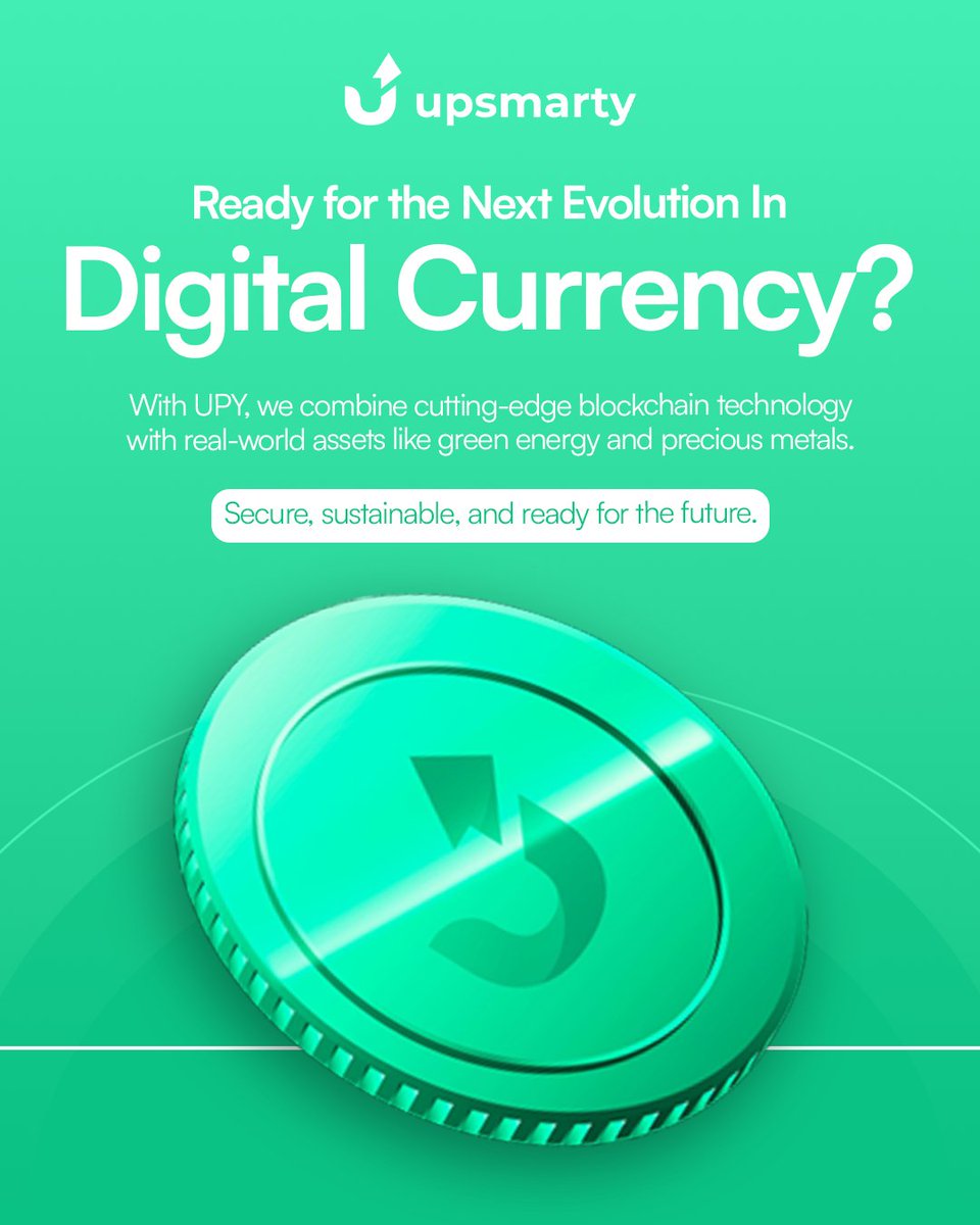 Upstarty Token (@upstartytoken) on Twitter photo Invest in stability and growth with Upsmarty! π
Put your money in real assets like green energy, precious metals, and cryptocurrency. Secure your future with long-term growth. π
#smartinvesting #sustainablegrowth #crypto Invest in stability and growth with Upsmarty! π
Put your money in real assets like green energy, precious metals, and cryptocurrency. Secure your future with long-term growth. π
#smartinvesting #sustainablegrowth #crypto