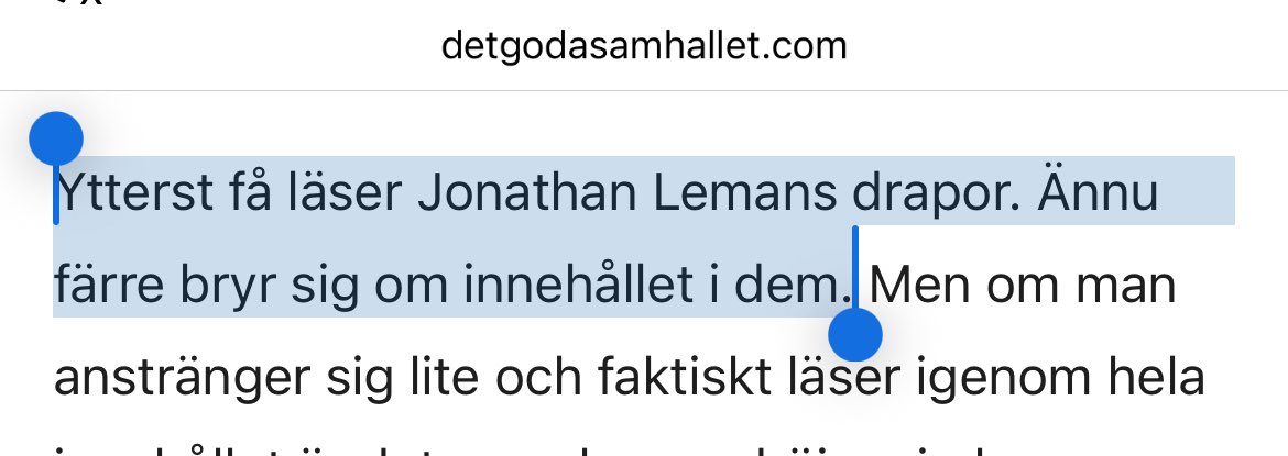 kwasbeb's tweet image. en av hans drapor sköt den svenska politiska debatten i knäskålen häromveckan med omfattande debatt som följd men visst, det här kändes säkert skönt att skriva.