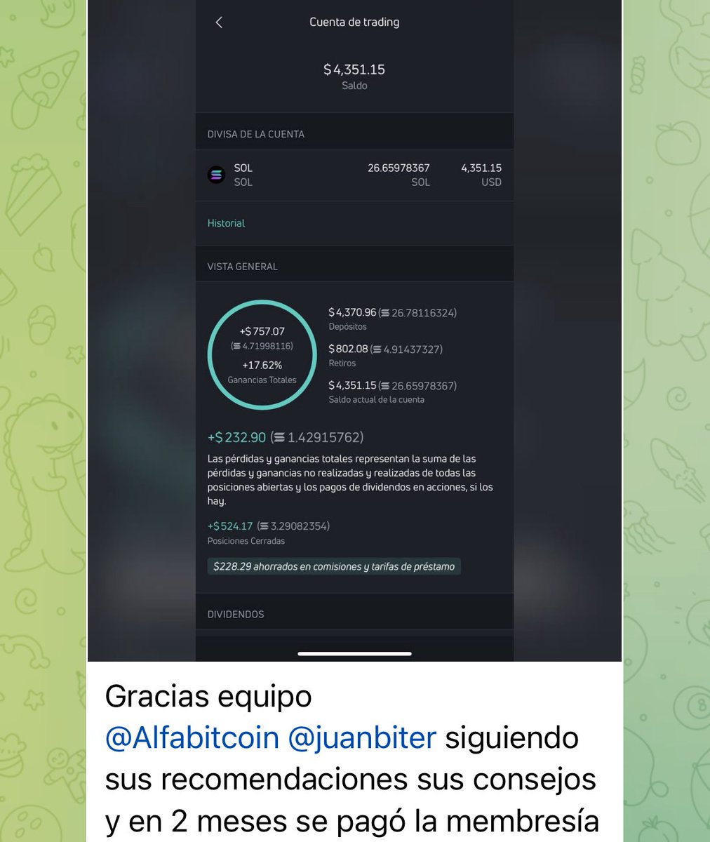 La membresía premium de @alfabitcoin_io se paga sola… como lo citan los  suscriptores 👇🏻 Solo el cierre de la última bolsa mensual de #bitcoin  dejo un beneficio del 50%; operación de 3