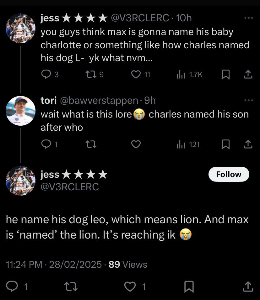 the part when a dog’s name made you write fanfiction will always be my favorite