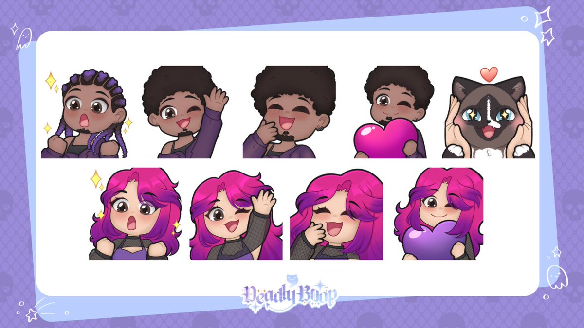 Honey Revenge Street Team (@honeyrevengest) on Twitter photo Ohhhhhhh What's this you see? New Discord Emojis.... AND WE HAVE YUCCA! Thank you <a href="/DeadlyBoop/">Boopers 💜✨</a> 💕🥹 Join The Discord Here: discord.com/invite/Nf2fmsS… Ohhhhhhh What's this you see? New Discord Emojis.... AND WE HAVE YUCCA! Thank you <a href="/DeadlyBoop/">Boopers 💜✨</a> 💕🥹 Join The Discord Here: discord.com/invite/Nf2fmsS…