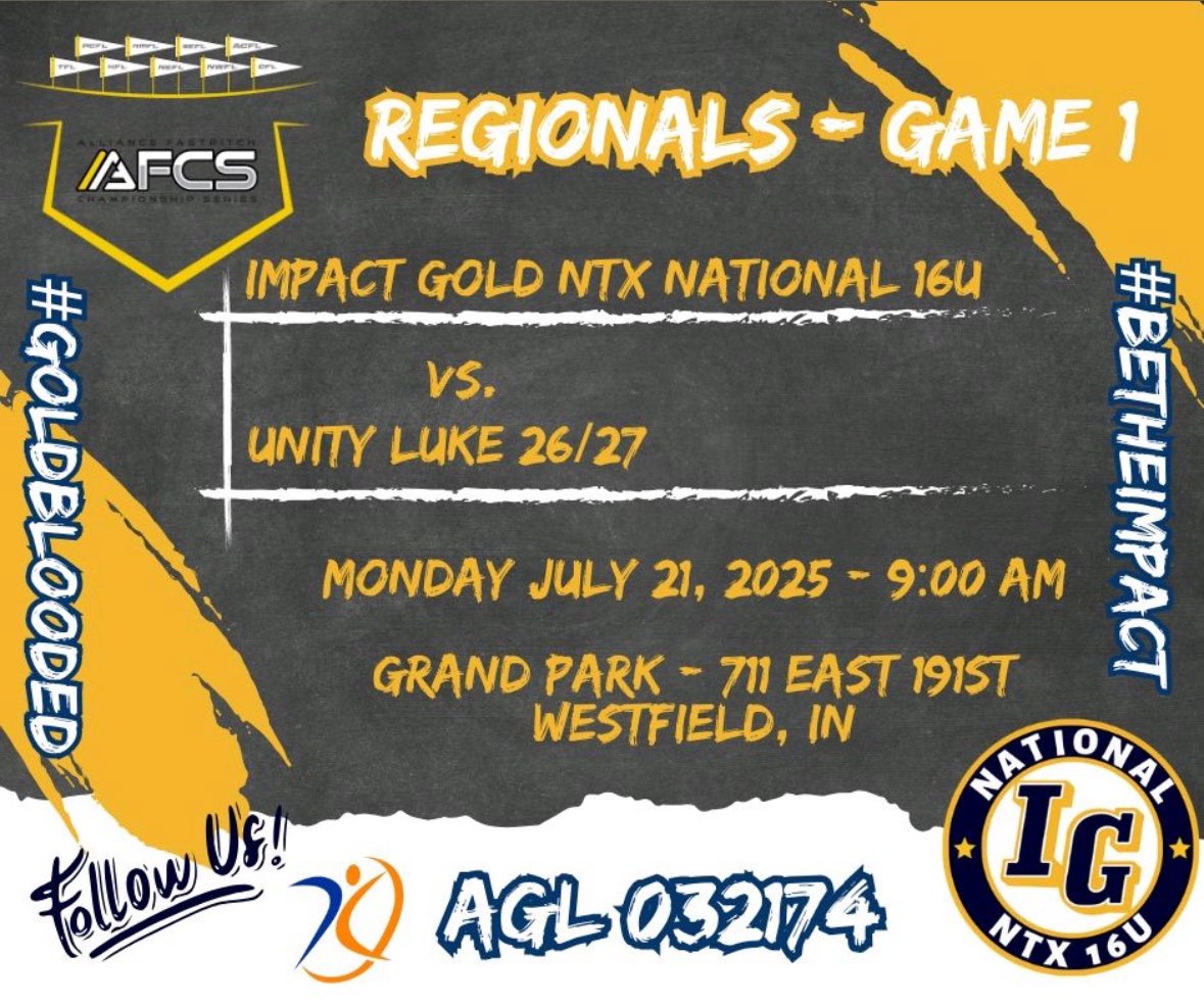 Stacy Jennings 2027 (@stacypitcher78) on Twitter photo Come check us out at Alliance Nationals next week! <a href="/ImpactGoldOrg/">Impact Gold Fastpitch</a> <a href="/coachjrtorres/">Coach Junior Torres</a> <a href="/Richlandsball/">Richland Softball</a> <a href="/Gosset41/">Brian Gosset</a> <a href="/ExtraInningSB/">EXTRA INNING SOFTBALL</a> Come check us out at Alliance Nationals next week! <a href="/ImpactGoldOrg/">Impact Gold Fastpitch</a> <a href="/coachjrtorres/">Coach Junior Torres</a> <a href="/Richlandsball/">Richland Softball</a> <a href="/Gosset41/">Brian Gosset</a> <a href="/ExtraInningSB/">EXTRA INNING SOFTBALL</a>