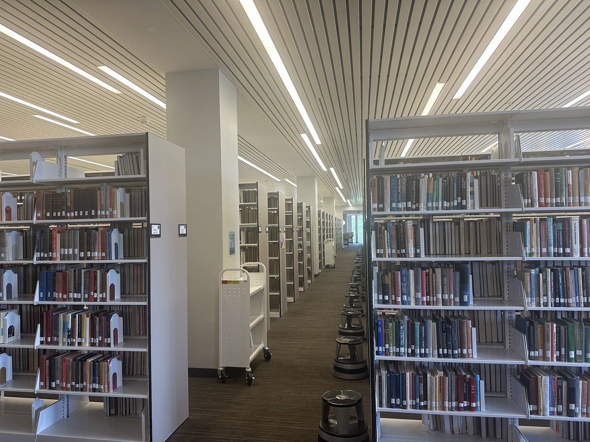 apmartino's tweet image. There is something wonderful about being alone in a university library in the middle of summer.