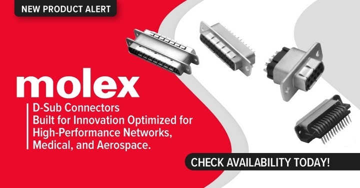 Explore <a href="/MolexConnectors/">Molex</a>  high-performance D-Sub connectors—engineered for EMI protection &amp; dependable connectivity in demanding industrial &amp; electronic environments. #IndustrialConnectivity #ReliableConnectivity #DSubConnectors #molex #bisco
ow.ly/mkOm50WqG2V