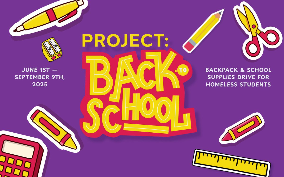 We’re on a mission to provide homeless students with brand new backpacks containing all the essentials including notebooks, pens, binders, crayons, calculators – everything they need to tackle the upcoming academic year with confidence. Donate here: coalitionforthehomeless.org/pbtssocial