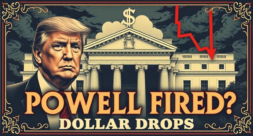 🚨 The US dollar is dropping... and this might be why 👇

President Trump is reportedly preparing to fire Fed Chair Jerome Powell, sparking massive uncertainty over the Fed’s future.

📉 Investors don’t like instability at the central bank - and the dollar is feeling it.
📊 Wall