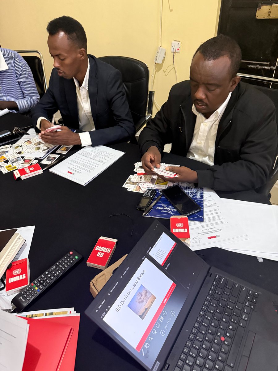 UNMAS's tweet image. On 17-19 June, @UNMAS #Somalia successfully delivered a two-day #IED Risk Education training in Garowe, Puntland, to enhance participants’ awareness of #ExplosiveThreats, particularly in communities recently affected by conflict in the #Bari region. #MineAwareness #MineAction