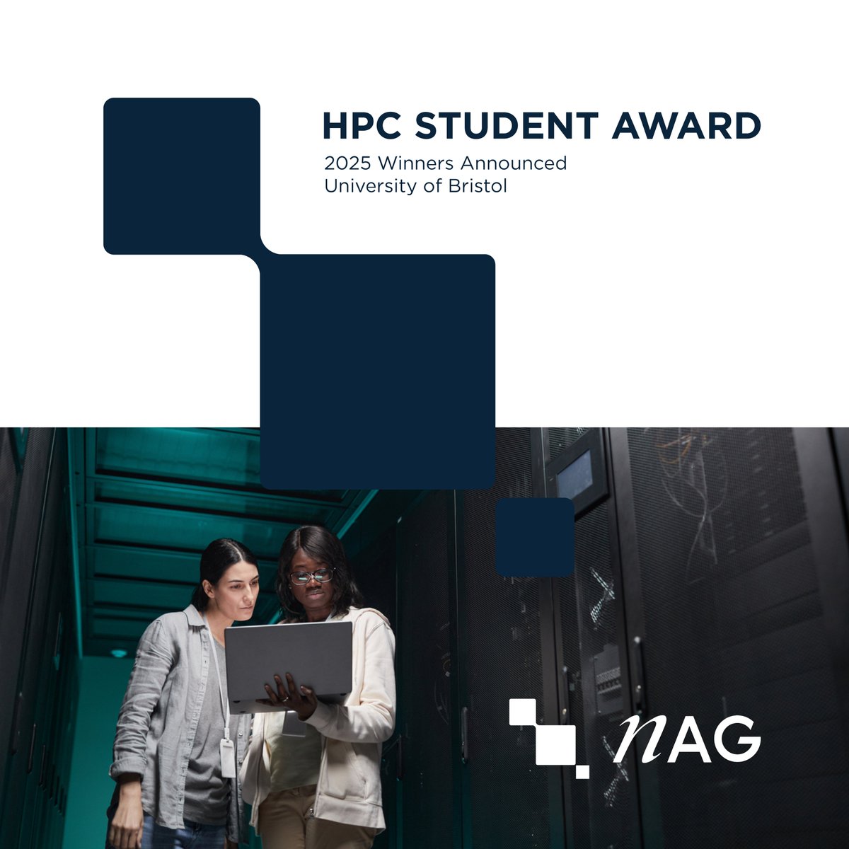 nAG (@nagtalk) on Twitter photo We are delighted to announce that Martin Oravec has been selected as the winner, and Harry Greentree as the runner-up, of the prestigious nAG HPC Student Award 2025 at <a href="/BristolUni/">University of Bristol</a>, home to the groundbreaking supercomputer, Isambard-AI.
#Student #Awards #EarlyCareers #HPC #AI We are delighted to announce that Martin Oravec has been selected as the winner, and Harry Greentree as the runner-up, of the prestigious nAG HPC Student Award 2025 at <a href="/BristolUni/">University of Bristol</a>, home to the groundbreaking supercomputer, Isambard-AI.
#Student #Awards #EarlyCareers #HPC #AI