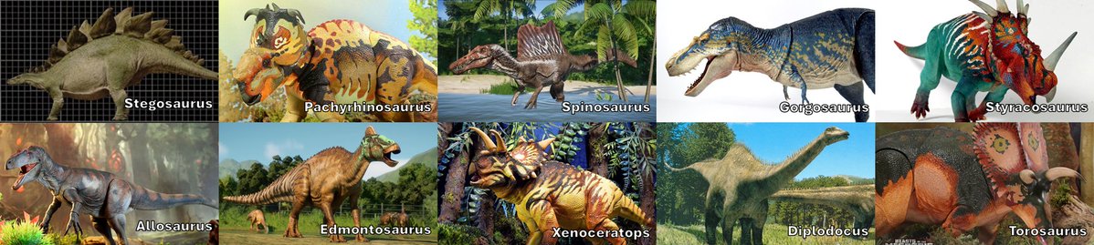 Pingas97alt's tweet image. my favorite dinosaurs