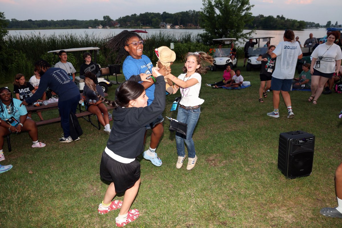 Campers had a blast at first campfire night at 2025 C.O.P.S. Kids Camp!