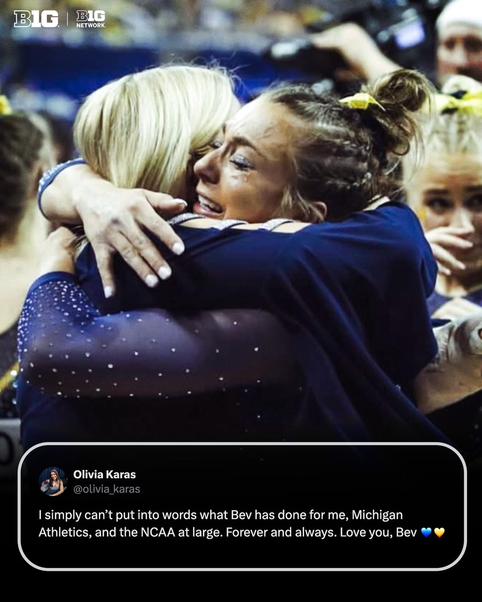 B1GGymnastics's tweet image. What an incredible 36 years for Bev Plocki at @UMichWGym 💛💙
#B1GWGym