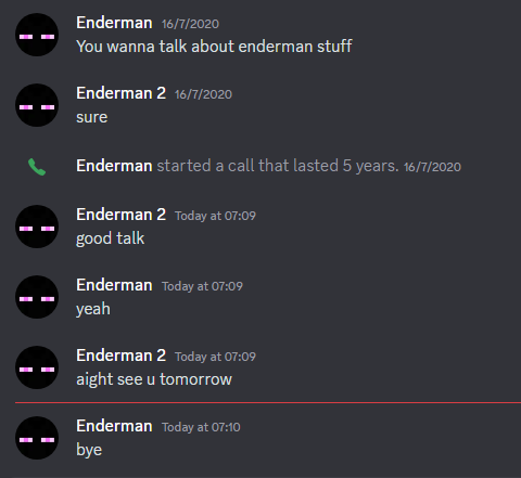 Enderman's tweet photo. good talk https://t.co/C19ROvZ2zo