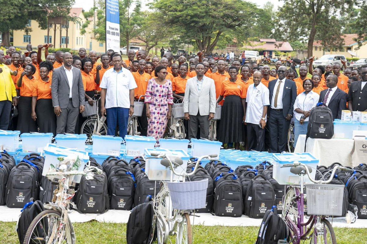 LukangaSamuel1's tweet photo. The Health Sector is already establishing a parish level workforce away from the village health teams!

Training &amp; Equipping them with tools inclusive of transport means so as to reach out to every UGANDAN! 
#MOHatWork | @GCICUganda https://t.co/M6NjktmXCZ