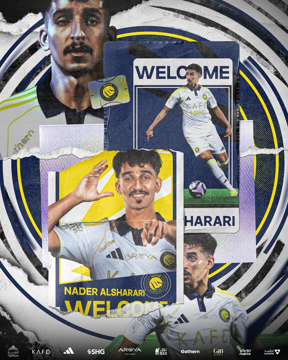 AlNassr can announce the signing of the Saudi star Nader AlSharari, as he signed a 3-year contract ✍️

Welcome Nader 🤩
#NaderIsYellow 💛