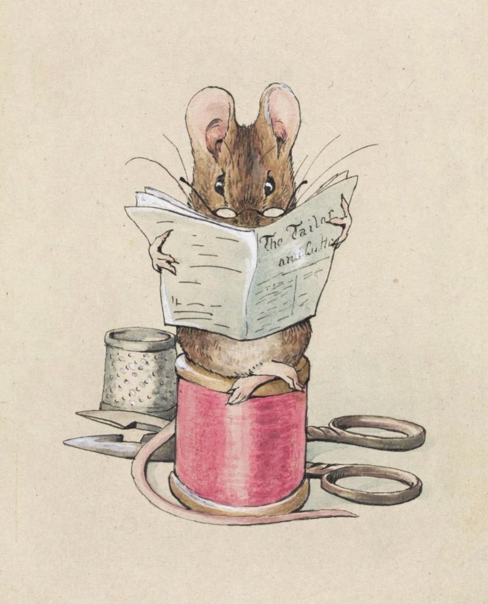 BookChatWeekly's tweet image. Good day, dear Bibliophiles✨

art by Beatrix Potter
#BookChatWeekly