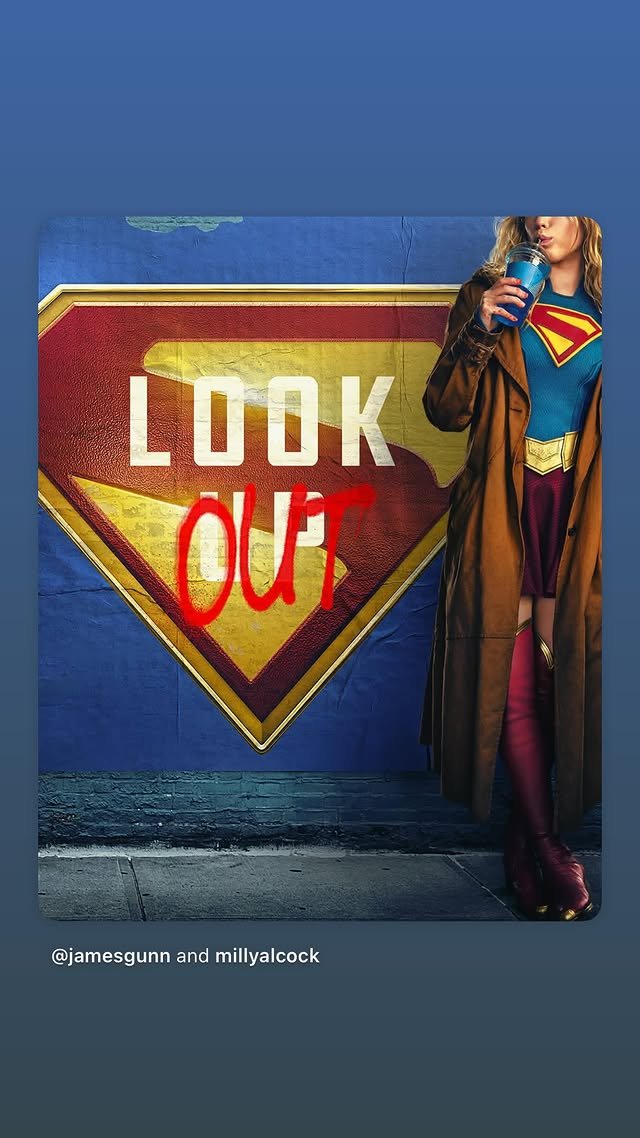 bestofhoult's tweet image. nick shared the supergirl poster on his instagram story ❤