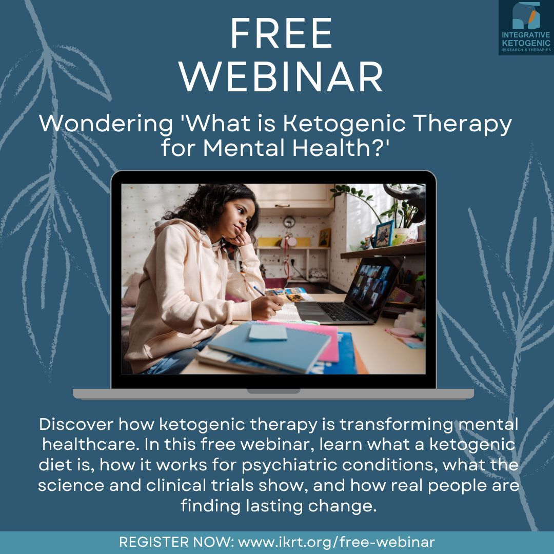 Want to understand the science behind ketogenic therapy for psychiatric conditions?
📊 In this free webinar, we cover:
• What it is
• How it works
• Clinical trial results
• Real-world case outcomes 
🎓 Register free → buff.ly/Zubxp1h
#mentalhealth
