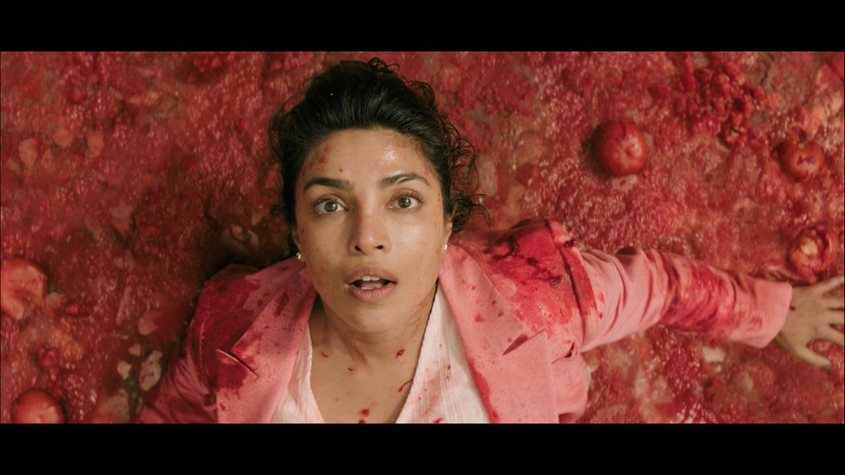 #Milk Delivers Mushy Red Chaos for #HeadsOfState - led by #VFX Supervisor David Sadler-Coppard and VFX Producer Jasmine Ford–Elgood, the team delivered #visualeffects 239 shots, which included thousands of realistic CG tomatoes, on the #AmazonStudios action comedy.