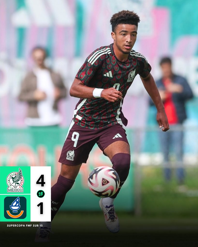 🇲🇽💪🏼 ¡3 DE 3 PARA LA SUB15!

✅ Los dirigidos por Yasser Corona cerraron fase de grupos con otra victoria, esta vez ante la selección de Jalisco con dobletes de Kimbrough y Loyo ⚽️

Mañana a defender el título 👊🏼