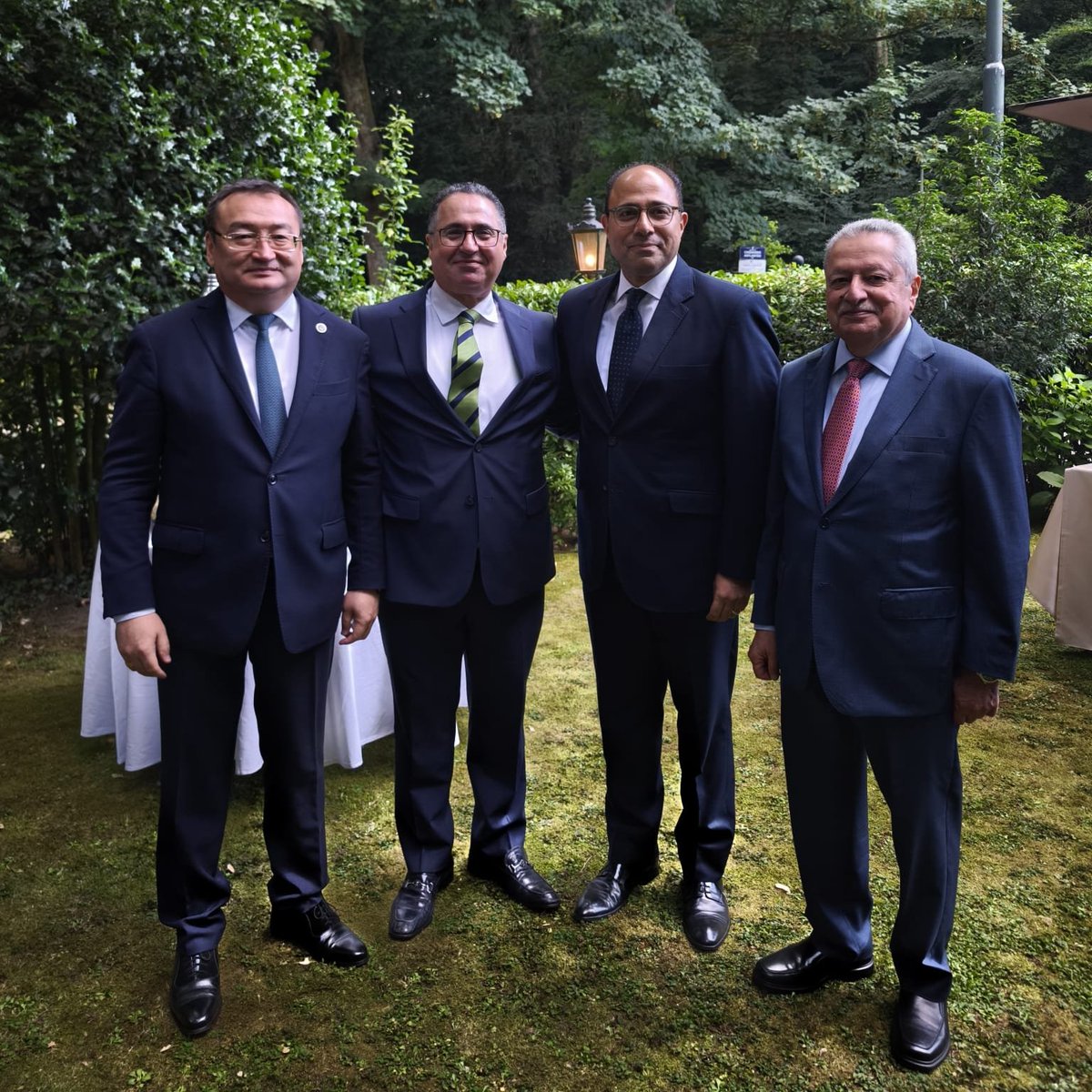 kgembassybe's tweet image. Amb. Aidit Erkin, at the kind invitation of @EgyptinBrussels, attended the reception on the occasion of Egypt’s National Day - warmly congratulating colleagues on this special celebration.
Fun fact: Former President Hosni Mubarak trained as a MiG-17 pilot in 1960 in Bishkek 🇰🇬
