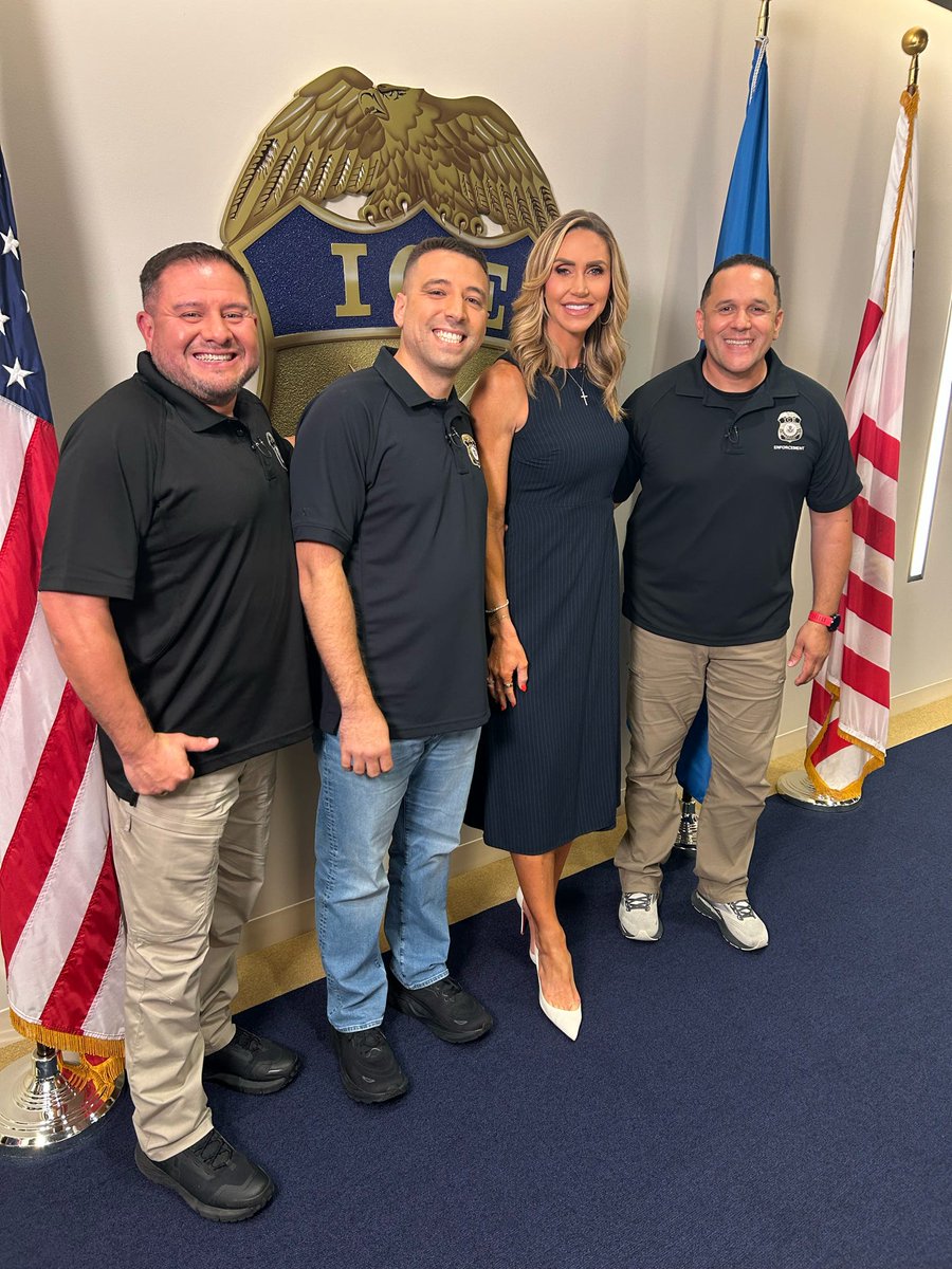 MyViewFNC's tweet image. Saturday, @LaraLeaTrump sits down with @ICEgov agents from across the country to reveal the real story behind the badge. In the face of threats and attacks, they open up about their mission and what it takes to keep America safe.
Don't miss it, Saturday @ 9PM ET on 'My View.'