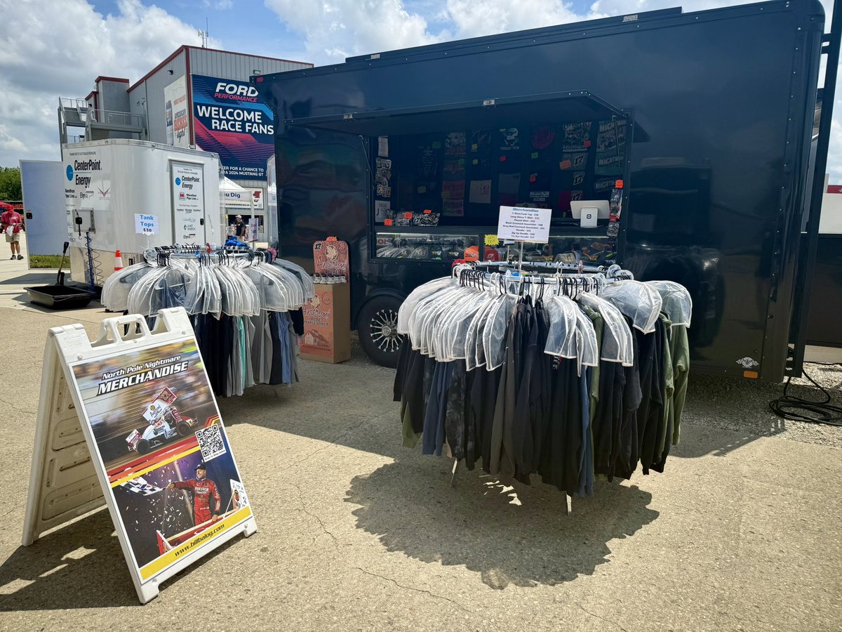billbalogracing's tweet image. If you’re looking for North Pole Nightmare merchandise this weekend at @EldoraSpeedway — our trailer is located in the 𝗙𝗔𝗡 𝗭𝗢𝗡𝗘 (turns 3 & 4) right at the entrance of Gate 3.