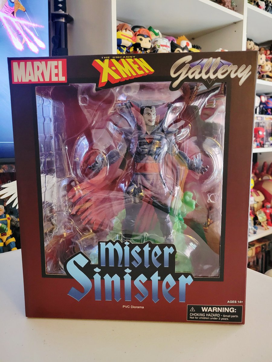 JAxe5613's tweet image. A truly Sinister addition to the collection.
Diamond Select Toys Marvel Gallery Mr. Sinister PVC Figure. ♦️
@CollectDST #xmen #DiamondSelect #mrsinister #figure #toys #XMen97
