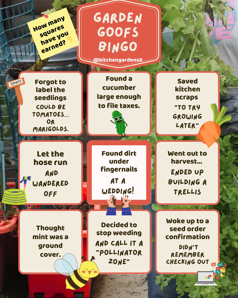 KitchenGardensX's tweet image. Not pictured: emotional damage from squash bugs. What's your score?
#vegetablegardening #gardening