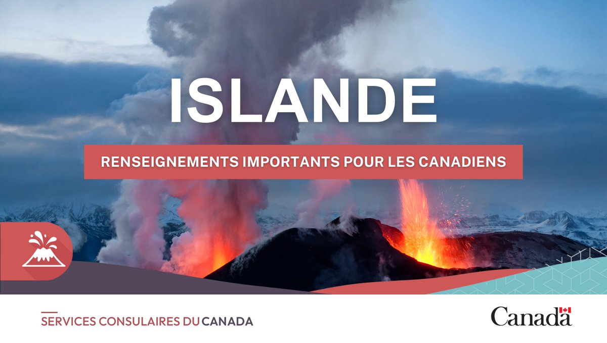 VoyageGdC's tweet image. Le 16 juillet, une éruption volcanique a commencé sur la péninsule de #Reykjanes en #Islande. Les routes à proximité sont fermées et un état d'urgence a été décrété autour de Grindavik, du Lagon bleu et de la centrale géothermique de Svartsengi. voyage.gc.ca/destinations/i…