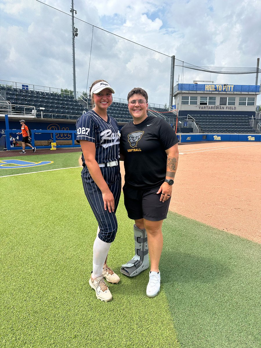 Giana Chirpas (@gigichirpas2027) on Twitter photo Had a great time <a href="/Pitt_SB/">Pitt Softball</a> camp. Great instruction from great coaches. Looking forward to future camps. Now it’s time to fly to GA to be with my <a href="/OhioStingrays09/">Ohio Stingrays 09</a> team
<a href="/Coach_LWood/">Lacy Schurr (Wood)</a> <a href="/PITTcoachallard/">Jenny Allard</a> <a href="/gZeremenko21/">G</a> Had a great time <a href="/Pitt_SB/">Pitt Softball</a> camp. Great instruction from great coaches. Looking forward to future camps. Now it’s time to fly to GA to be with my <a href="/OhioStingrays09/">Ohio Stingrays 09</a> team
<a href="/Coach_LWood/">Lacy Schurr (Wood)</a> <a href="/PITTcoachallard/">Jenny Allard</a> <a href="/gZeremenko21/">G</a>