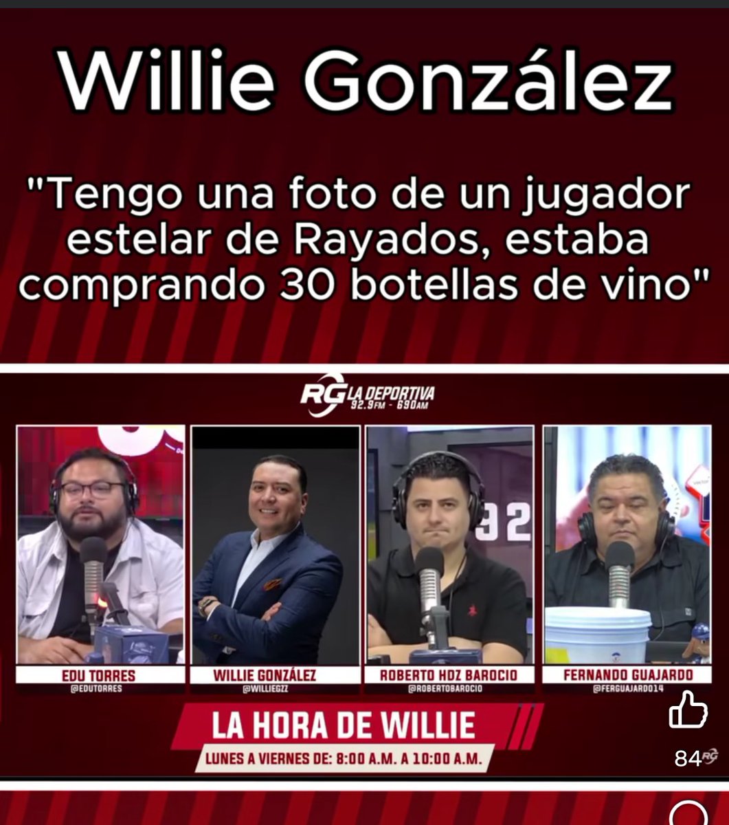 Furia Rayada 1945 (@furiarayada1945) on Twitter photo Recomendacion, no consumir esta porquería de <a href="/rg690/">RG La Deportiva</a>, <a href="/WillieGzz/">Willie González</a> y sus secuaces, arrojan la piedra y no dicen el nombre Recomendacion, no consumir esta porquería de <a href="/rg690/">RG La Deportiva</a>, <a href="/WillieGzz/">Willie González</a> y sus secuaces, arrojan la piedra y no dicen el nombre