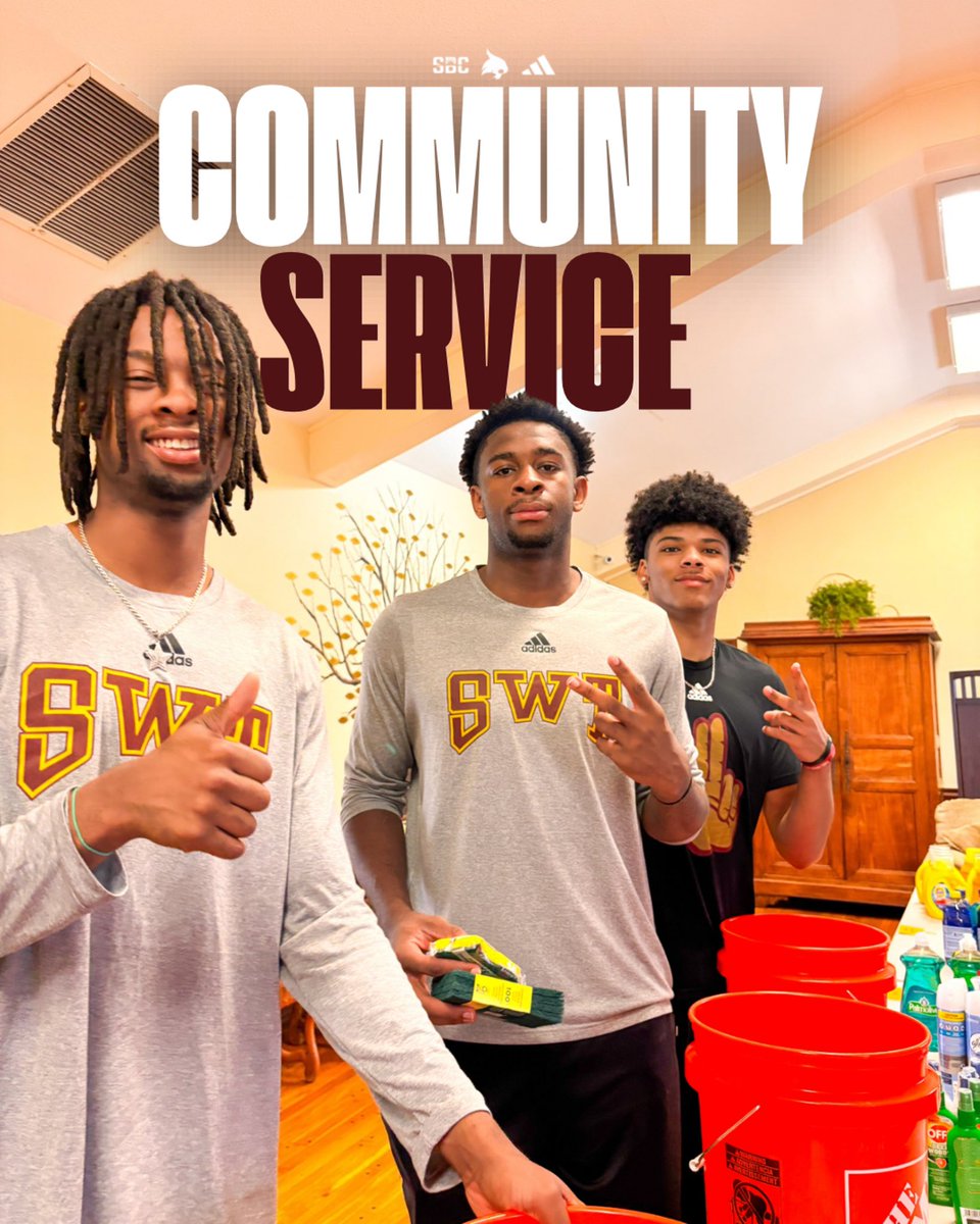 TXStateMBB's tweet image. 𝘾𝙊𝙈𝙈𝙐𝙉𝙄𝙏𝙔 𝙎𝙀𝙍𝙑𝙄𝘾𝙀! 🫡

This past Sunday, some of our guys teamed up with First United Methodist Church to assemble 25-50 flood relief buckets for the victims in Kerrville.
We’re grateful for the opportunity to serve alongside such a great group of people!
#EatEmUp