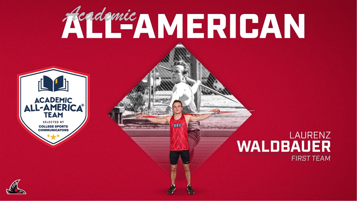 NNUSports's tweet image. With his second-straight honor, Laurenz becomes just the third multiple-time Academic All-American in NNU&apos;s NCAA history!

nnusports.com/news/2025/7/16…