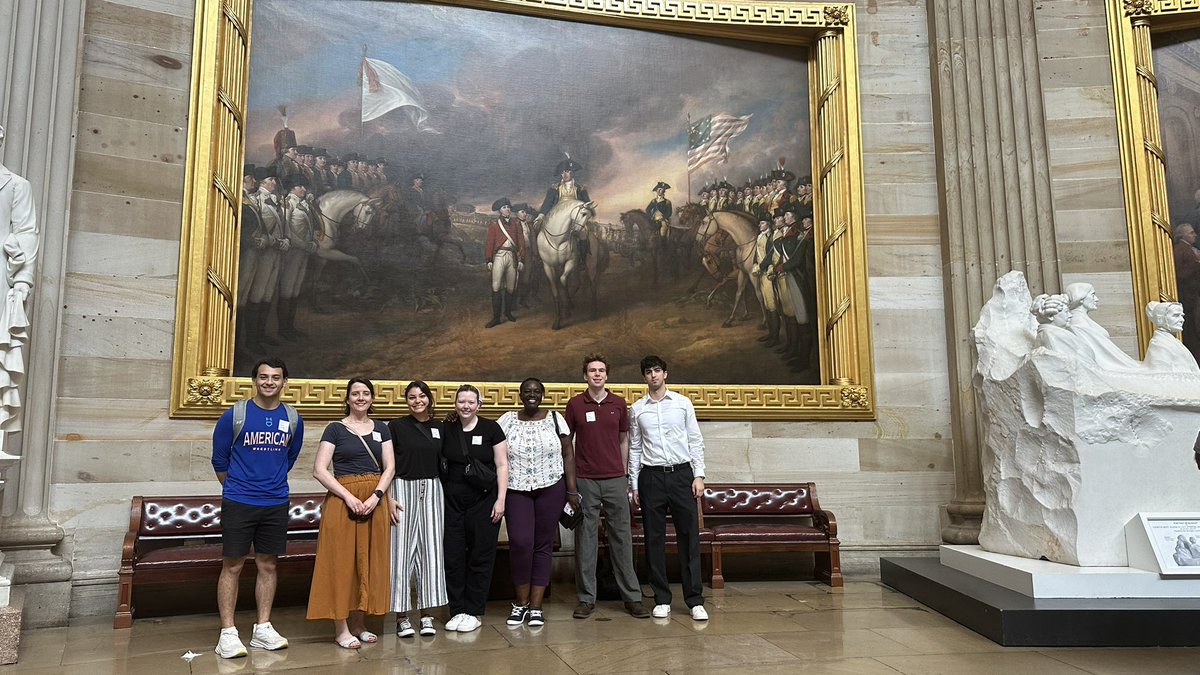 MCGreenBank's tweet image. Yesterday, our team had the incredible opportunity to take a private tour of the U.S. Capitol! 🇺🇸 We explored historic rooms and even got to watch the Senate in session — a truly unforgettable experience.
A huge thank you to @ChrisVanHollen for making this visit possible! 🙏