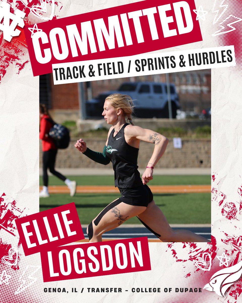 We’re excited to announce the addition of Ellie Logsdon to our Sprints &amp; Hurdles squads! Welcome to the Cardinal family! #LetsFly ❤️🤍