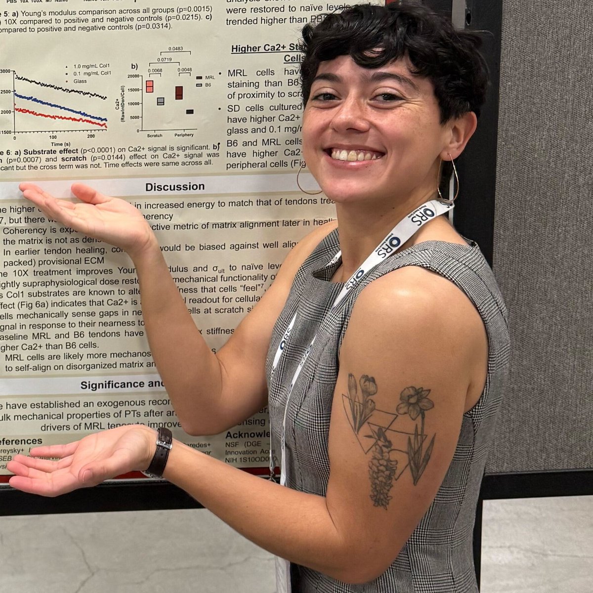 CornellGrad's tweet image. .@CornellBME @CornellEng doctoral candidate Marguerite Pacheco studies tendon healing, seeking to address the gap in treatments and reduce the burdens of tendon injuries. Read her student spotlight: gradschool.cornell.edu/spotlights/stu…