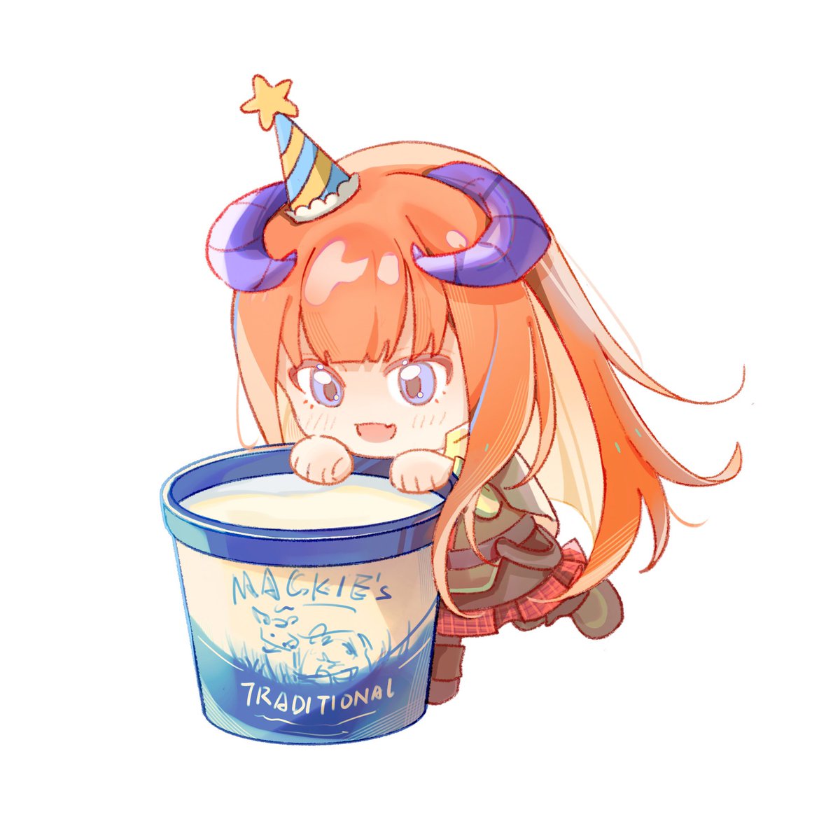 KageAndMikan's tweet photo. #Arknights 
#Bagpipe
Happy Birthday！🎂 https://t.co/YP8LUphH7Q