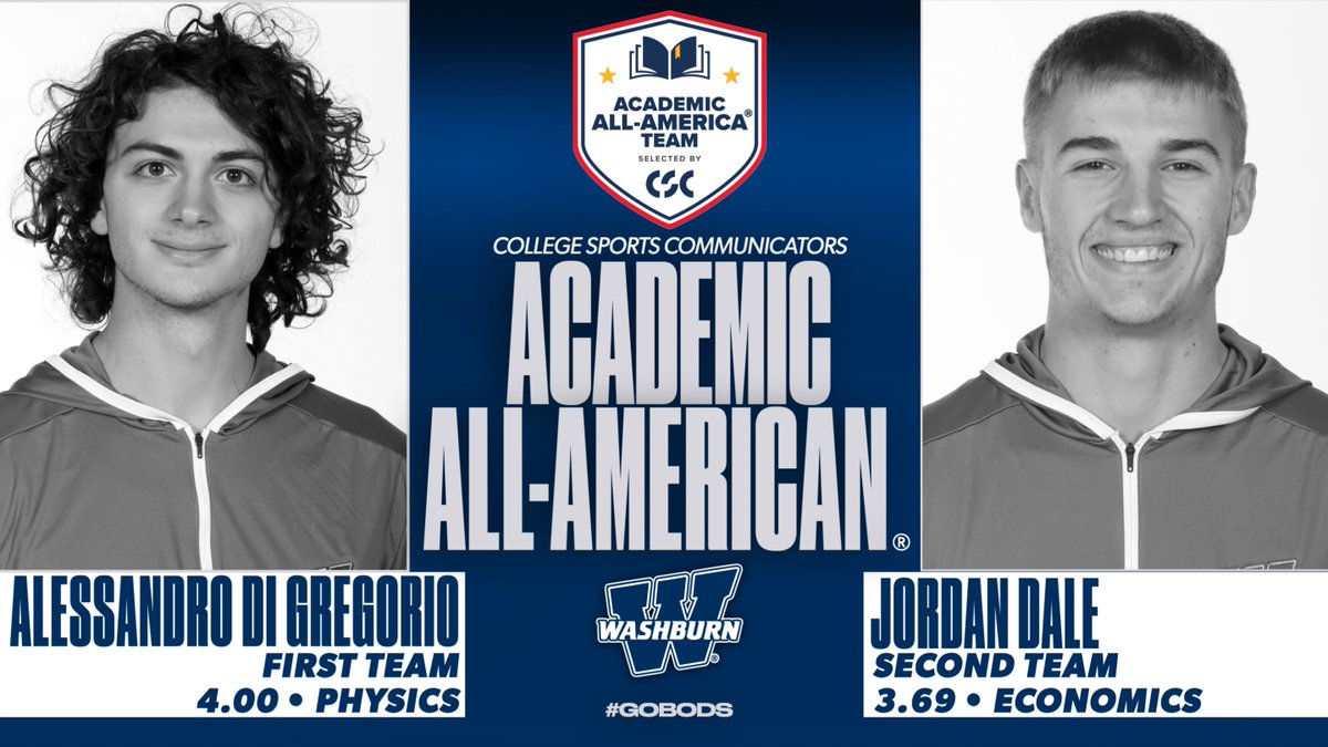 Washburn Athletics (@wusports) on Twitter photo Washburn <a href="/IchabodXCTF/">Washburn XC/TF</a> program has two student-athletes named to CSC Academic All-America® team #GoBods wusports.com/news/2025/7/16… Washburn <a href="/IchabodXCTF/">Washburn XC/TF</a> program has two student-athletes named to CSC Academic All-America® team #GoBods wusports.com/news/2025/7/16…